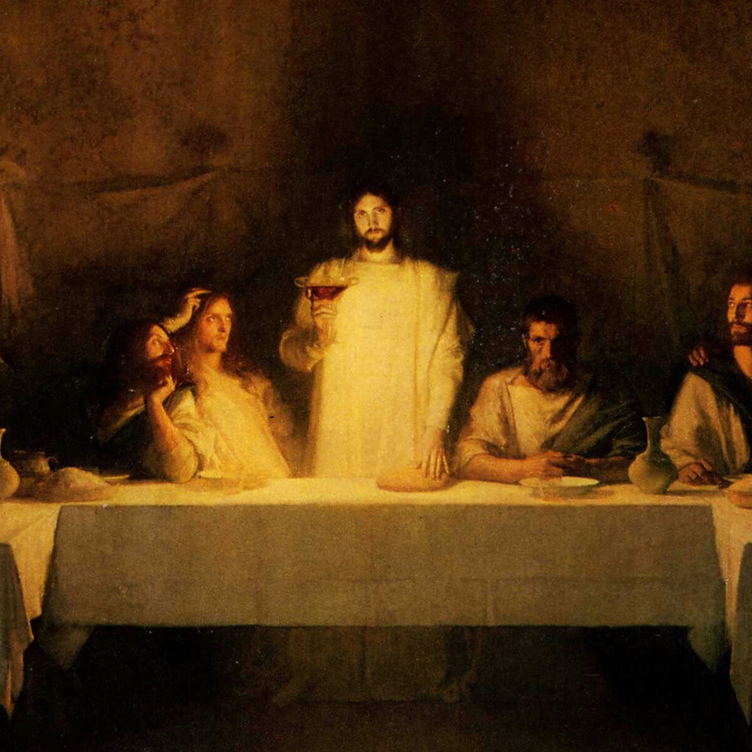 O viño, o cáliz e a Última Cena