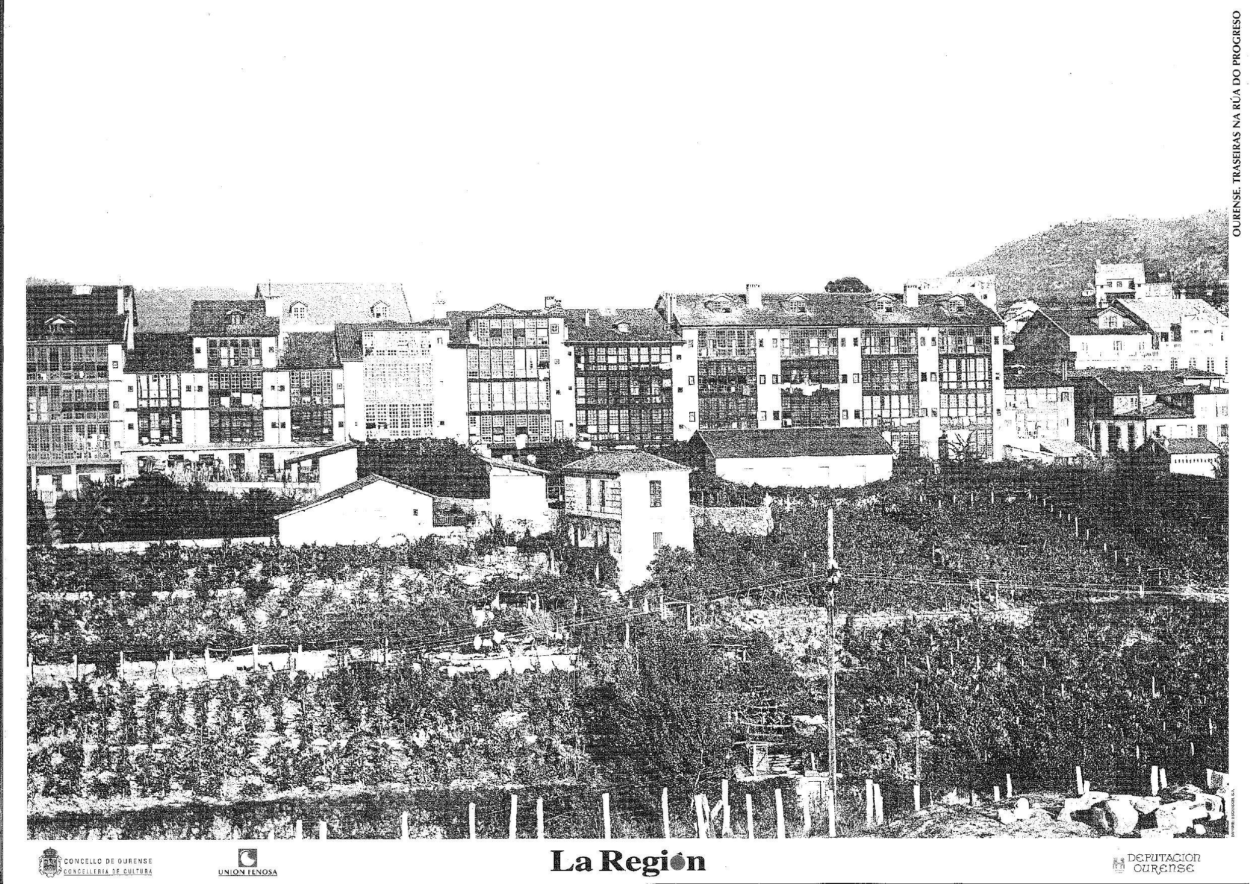 Traseiras da rúa Progreso (c. 1905)