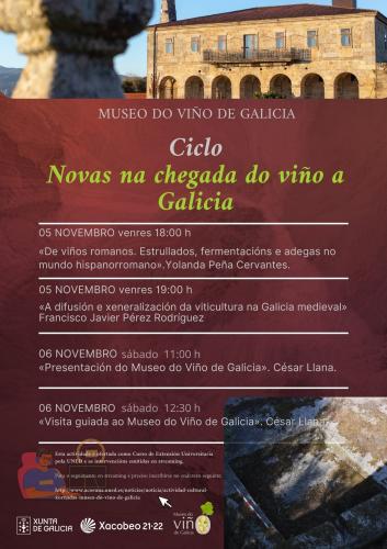 Noticias en la llegada del vino a Galicia