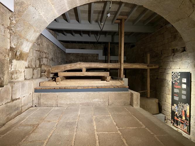 Lagar del Museo del Vino de Galicia