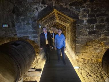 Visita á adega do Museo do Viño de Galicia 